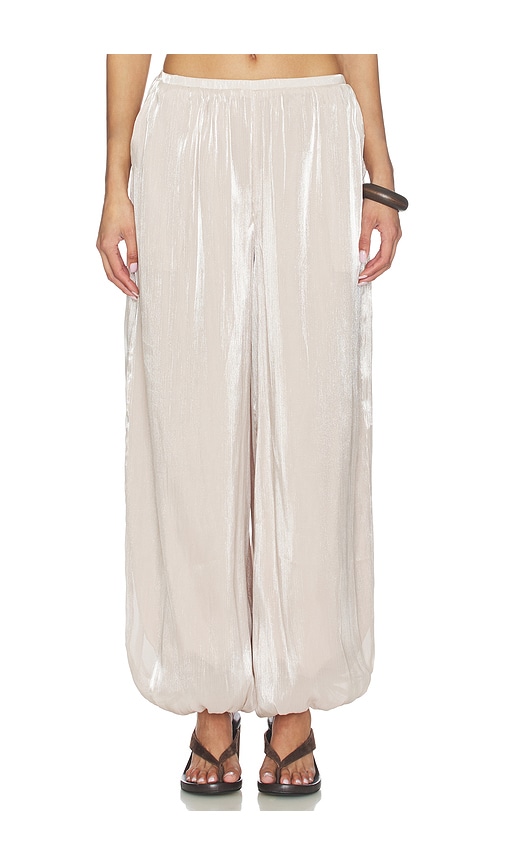 MORE TO COME PANTALON TILLY en Beige Taille XS Also en S M L 85 €