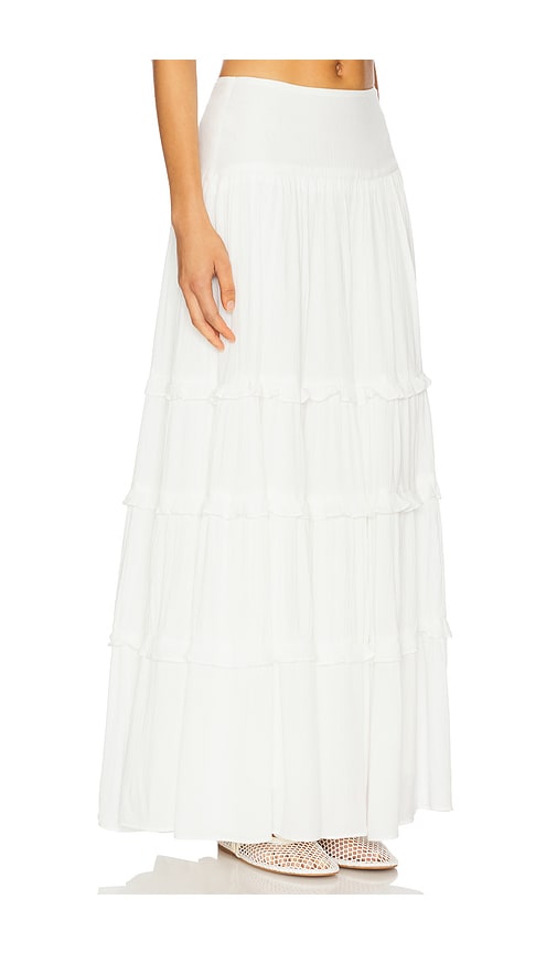 More To Come Harlow Maxi Skirt In 白色