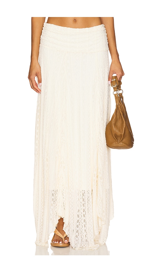 Karina Maxi Skirt in Ivory. - size XS (also in L, M, S, XL, XXS)