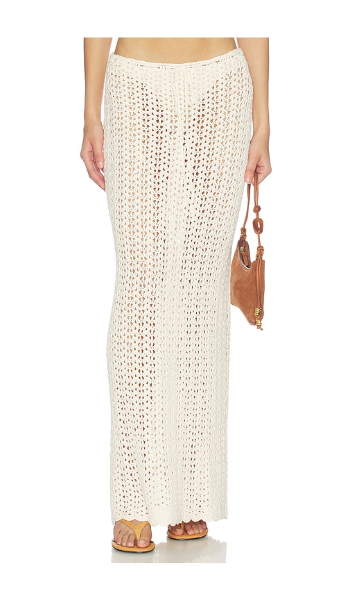 MORE TO COME Arna Crochet Maxi Skirt