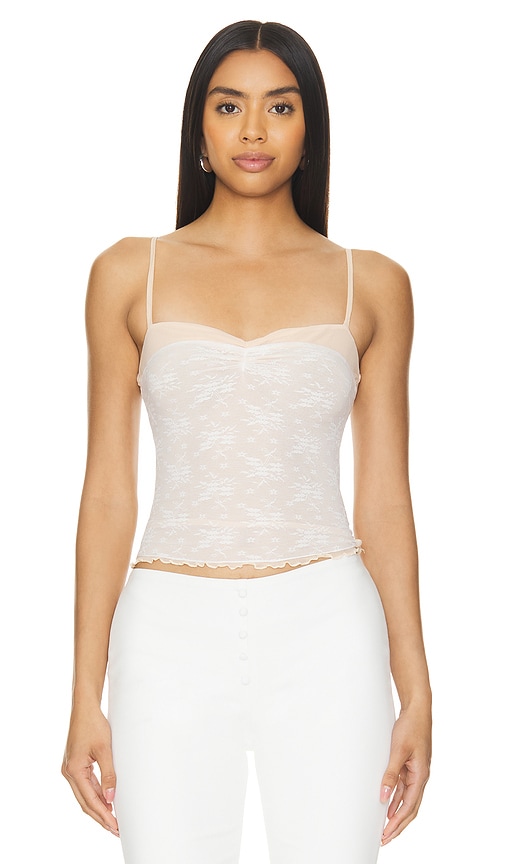 Shop More To Come Cecilya Cami Top In Ivory