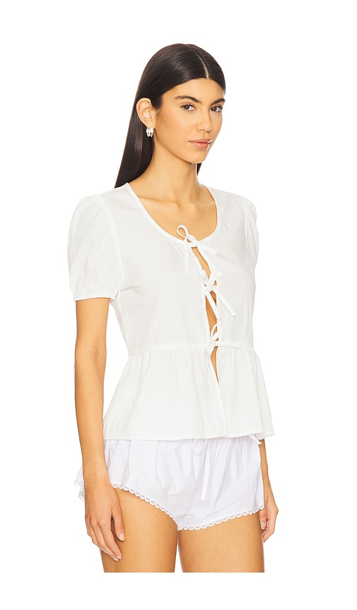 More To Come Alma Top In White