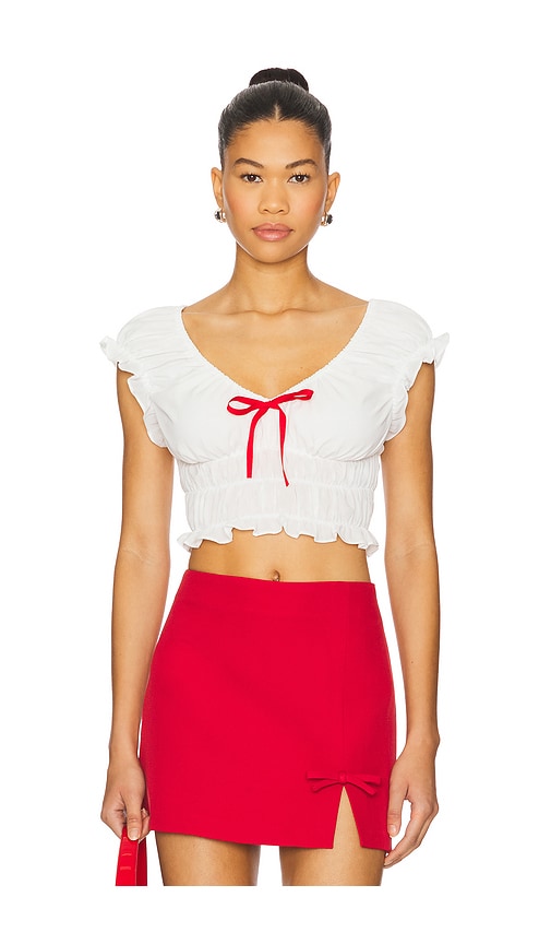 Maria Ruched Top in . Size M, S, XL, XS, XXS - MORE TO COME - Modalova
