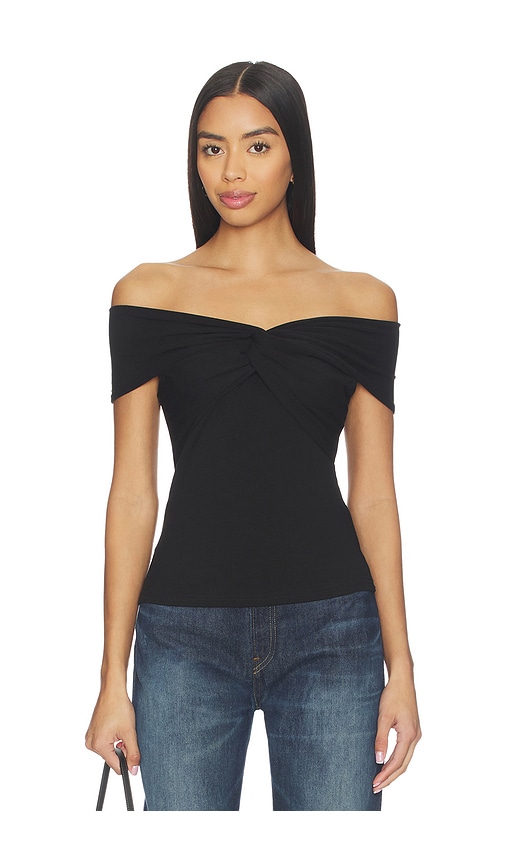 MORE TO COME Rorie Off Shoulder Top en Black Taille S Also en XS XXS M L XL 59 €