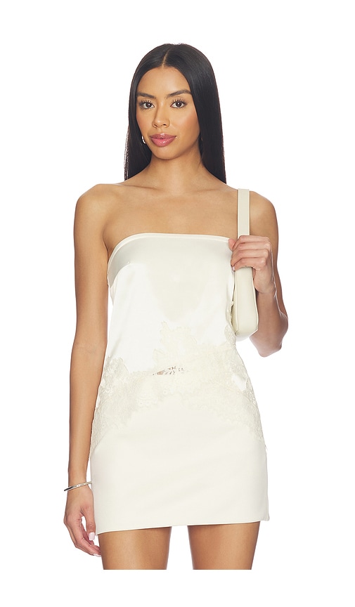 MORE TO COME Sian Strapless Lace Top | Thumbnail 3