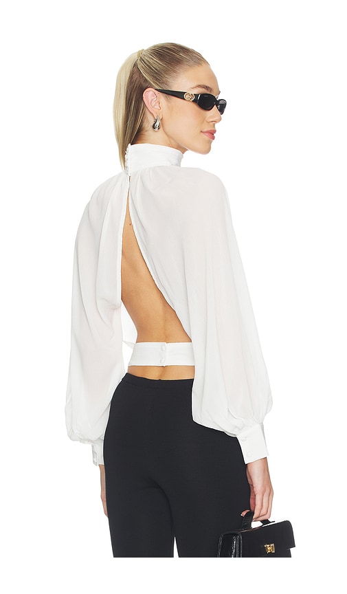MORE TO COME Merilee Open Back Top en Ivory Taille S Also en M 70 €