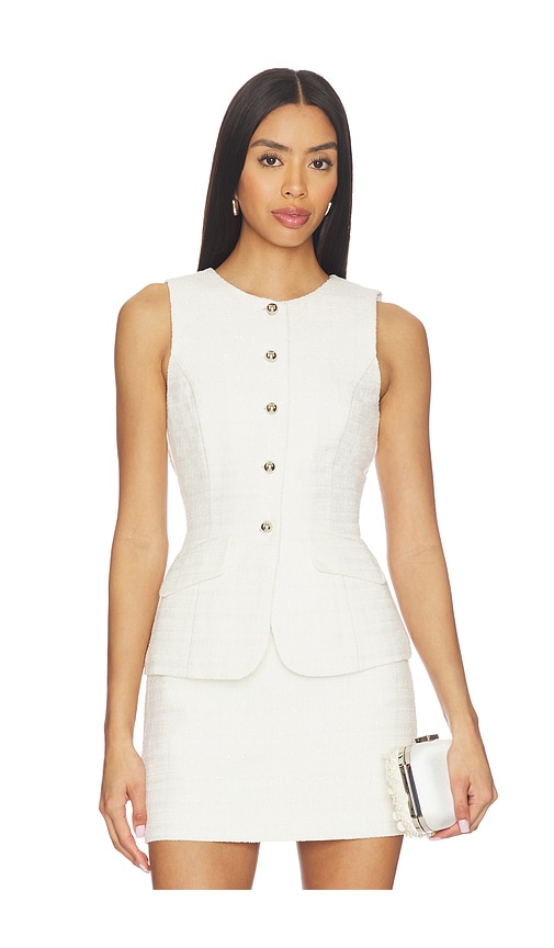 MORE TO COME Samira Top en Ivory Taille XXS Also en XS S M L XL 81 €