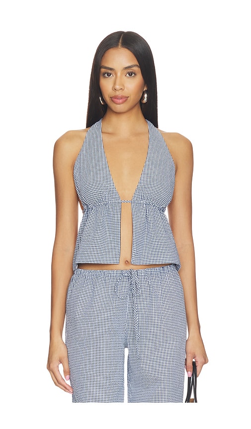 MORE TO COME Ruthie Halter Top en Blue Taille M Also en XS XXS S L XL 59 €