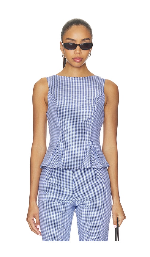 MORE TO COME Drea Peplum Top - Women's Clothing