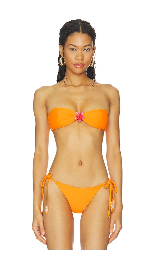 MORE TO COME Abilene Bandeau Bikini Top