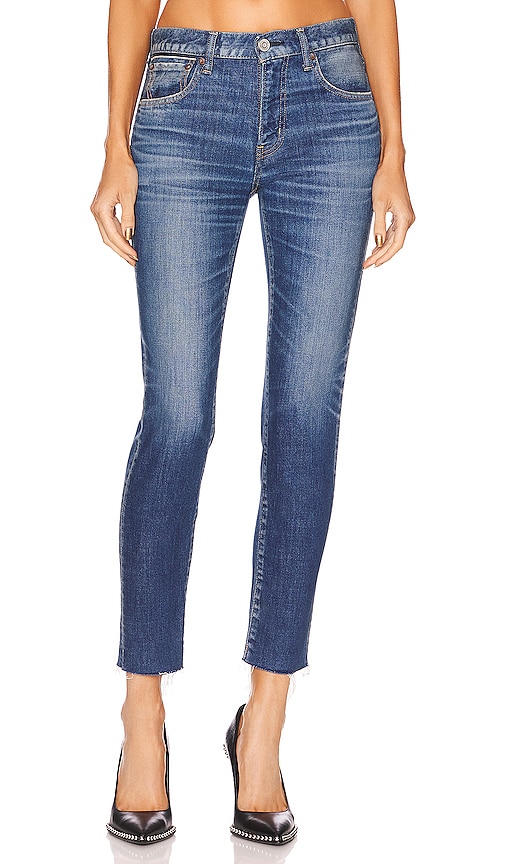 Moussy Vintage Warren Skinny in Blue | REVOLVE