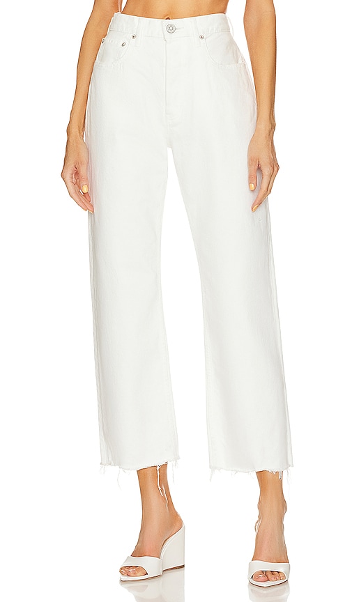 Moussy Vintage Straight-fit-jeans Aurora In White