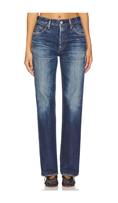 Shop Moussy Vintage Pierson Straight In Blue