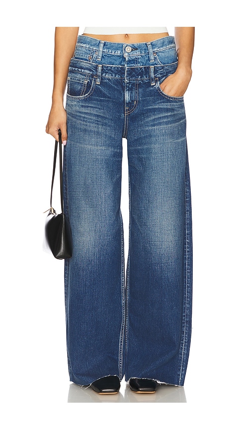 Bogota Double Belt Pants in Blue. - size 31 (also in 24, 25, 26, 27, 28, 29, 30, 32)