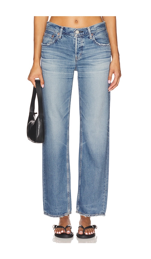 Moussy Vintage Millsboro Straight Jeans In Blue