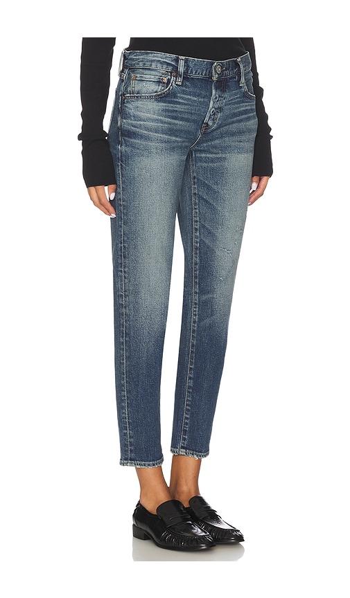 Moussy Vintage Brickell Tapered Jeans In Blue