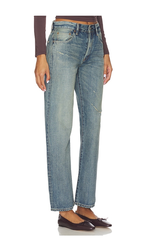 Moussy Vintage Showell Straight Jeans In Blue