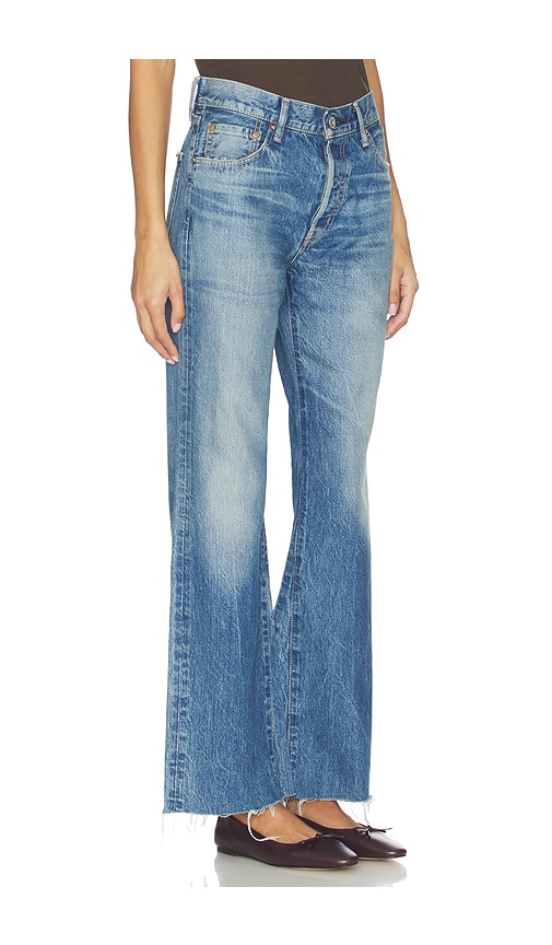Moussy Vintage Atlantis Remake Flare Jeans In Blue