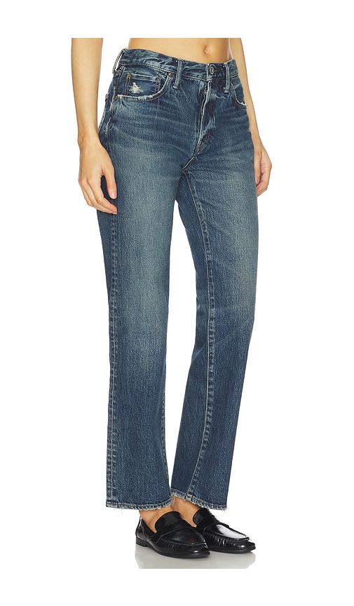 Moussy Vintage Wiley Straight Jeans In Blue