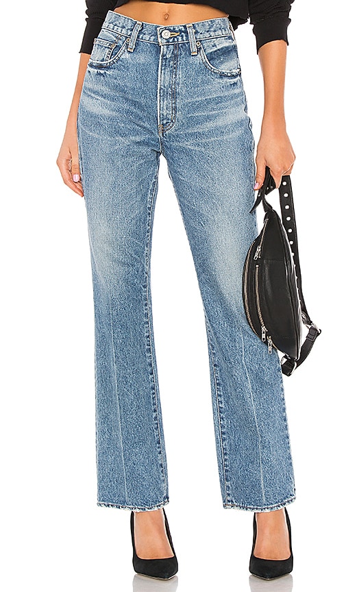straight flare jeans