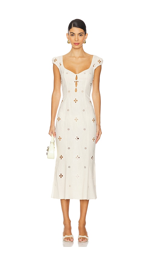 Mirror Palais Maria Dress in Leite