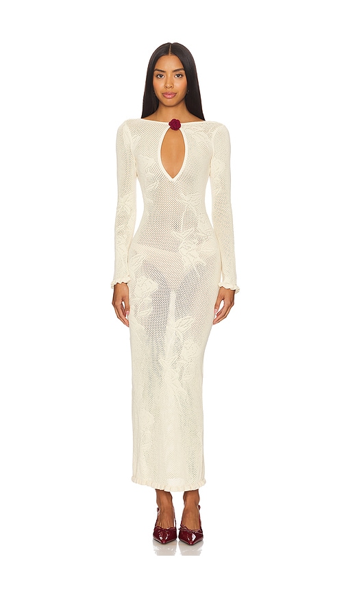 Mirror Palais Rose Pointelle Knit Dress in Leite | REVOLVE Mirror Palais Rose Pointelle Knit Dress in Leite | REVOLVE