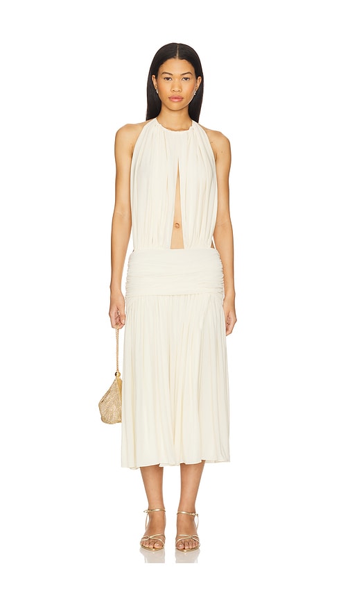 Mirror Palais La Piscine Dress In Lemon