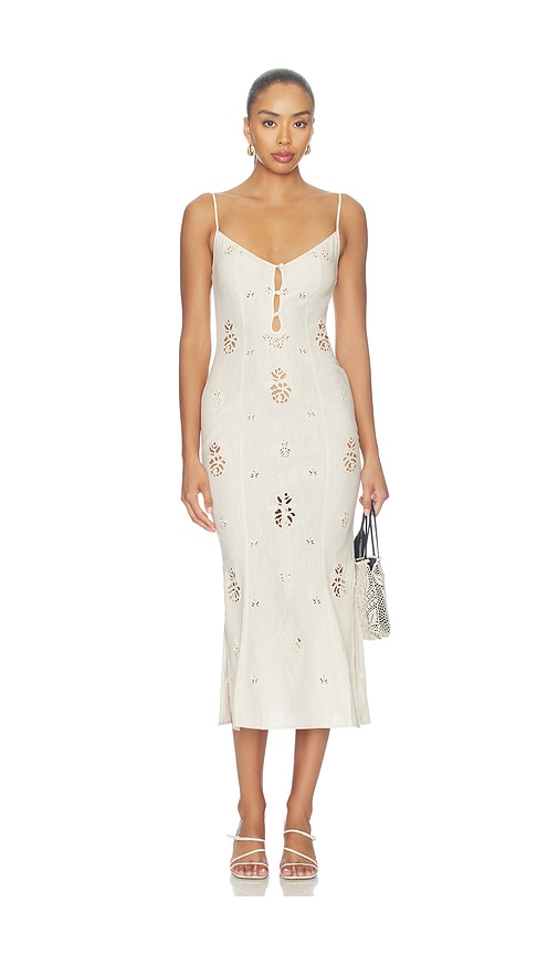 Mirror Palais ROBE DRESS en White. Taille S. Also en XS, M, L.