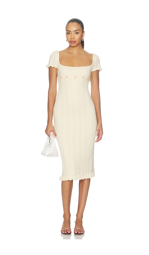 Mirror Palais ROBE DRESS en Yellow. Taille XS. Also en S, M, L.