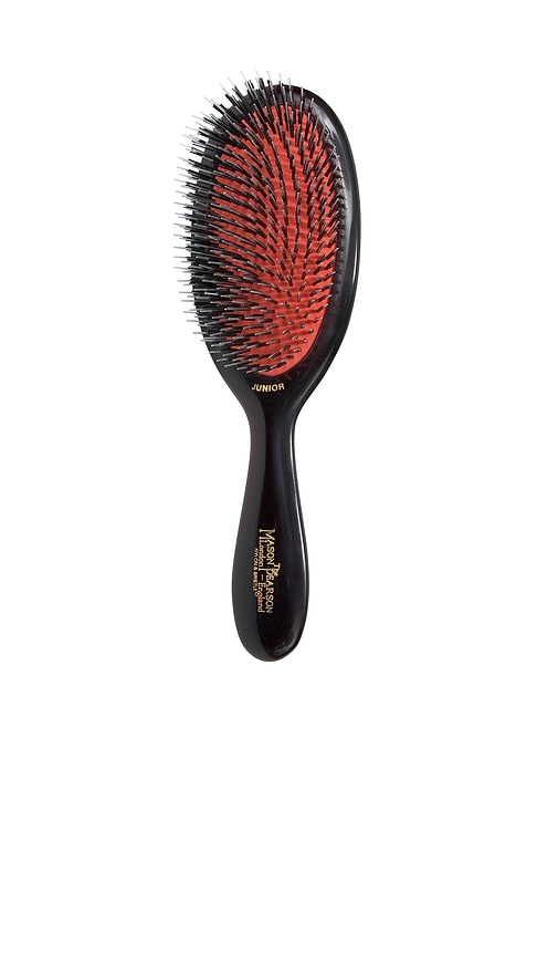 Mason Pearson Junior Bristle & Nylon Hairbrush in Dark Ruby