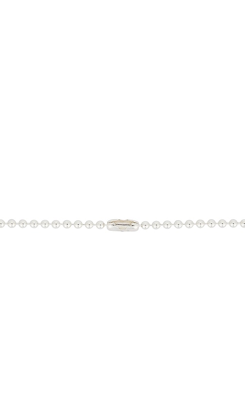  Maple Star Chain Necklace In Metallic Silver. Size 50cm. Also In 60cm. 