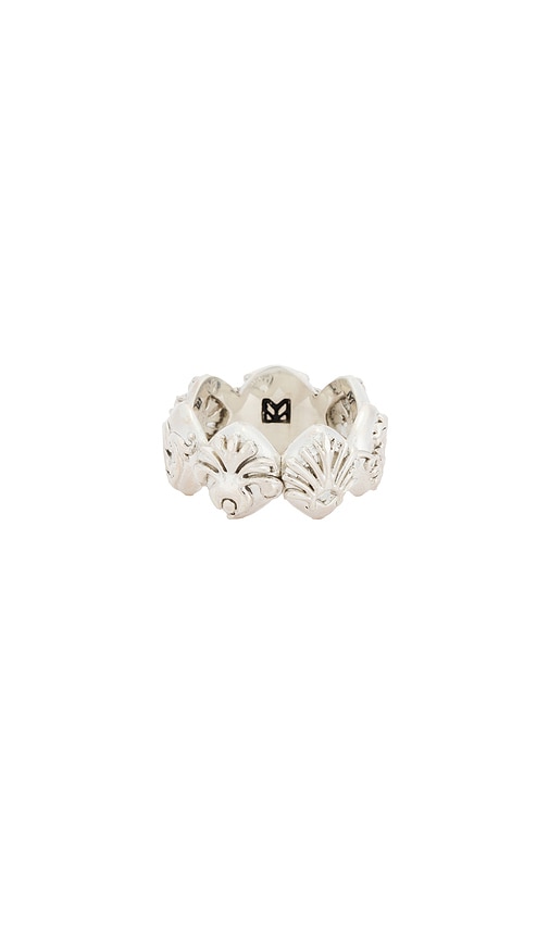 Maple Chime Ring In Metallic Silver. Size 7. Also In 8, 9, 11. 