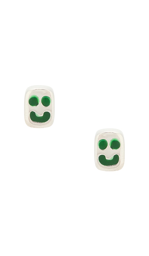 Maple Smiley Earrings In Multi
