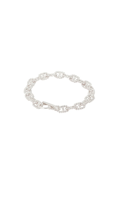  Maple Sammy's Bracelet In Metallic Silver. Size S. Also In M, L. 