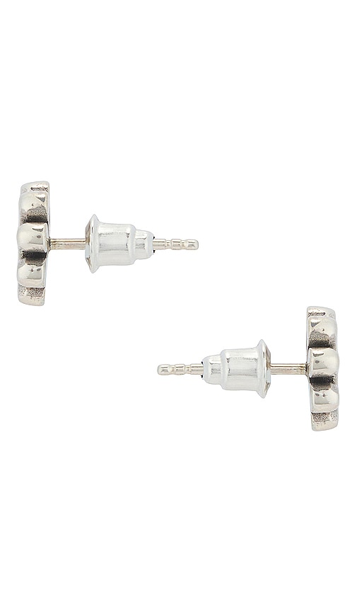 Maple Orbit Earrings In Silver 925