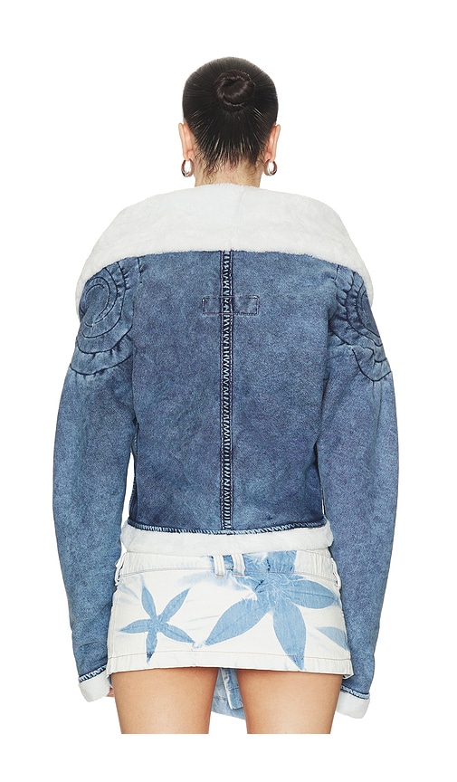  Masha Popova Bathrobe Vortex Jacket In Blue. Size S. Also In Xs, M. 