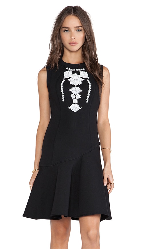 Embroidered Tank Dress