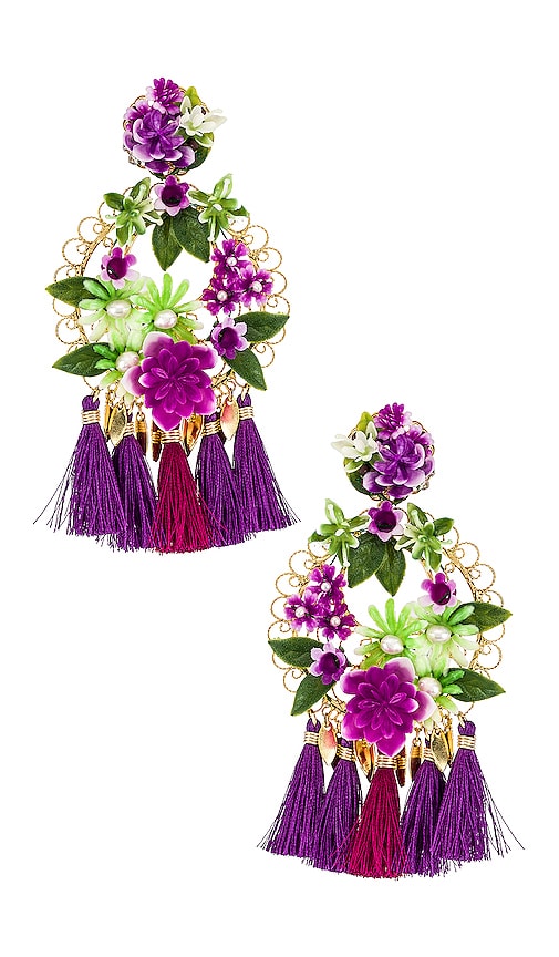 Flower Statement Earrings