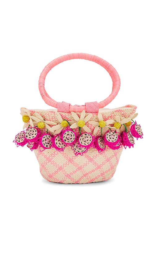 Shop Mercedes Salazar Dragon Fruit Handbag In 핑크