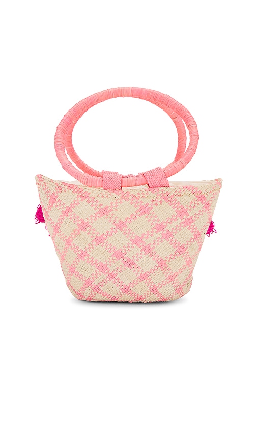 Shop Mercedes Salazar Dragon Fruit Handbag In 핑크