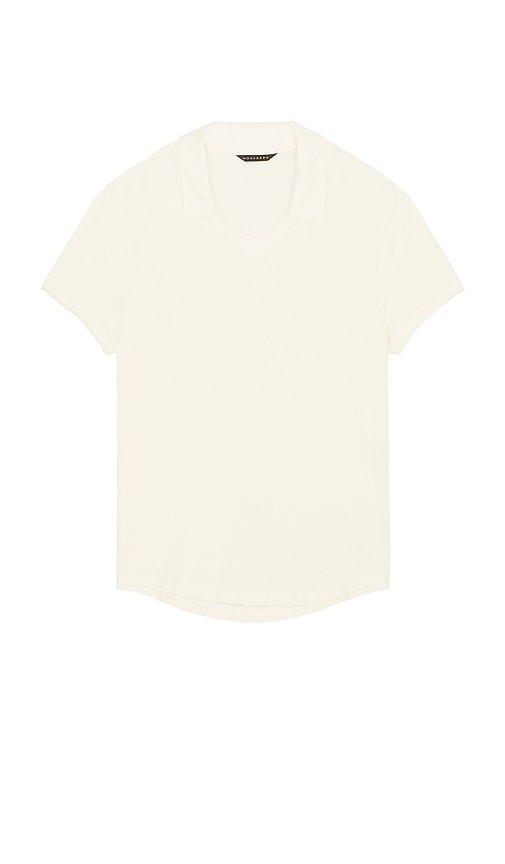 Bond Polo in Cream. - size S (also in L, M, XL/1X)