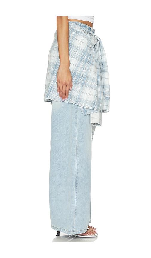  Marrknull Jeans Lace-up Denim In Blue. Größe Xs. Also In S, M, L. 