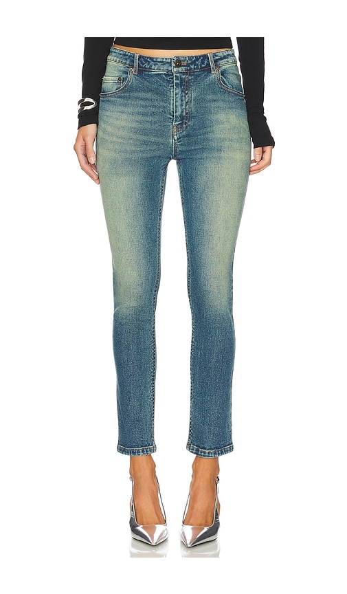 MARRKNULL HOLLOW OUT STRETCH SKINNY 