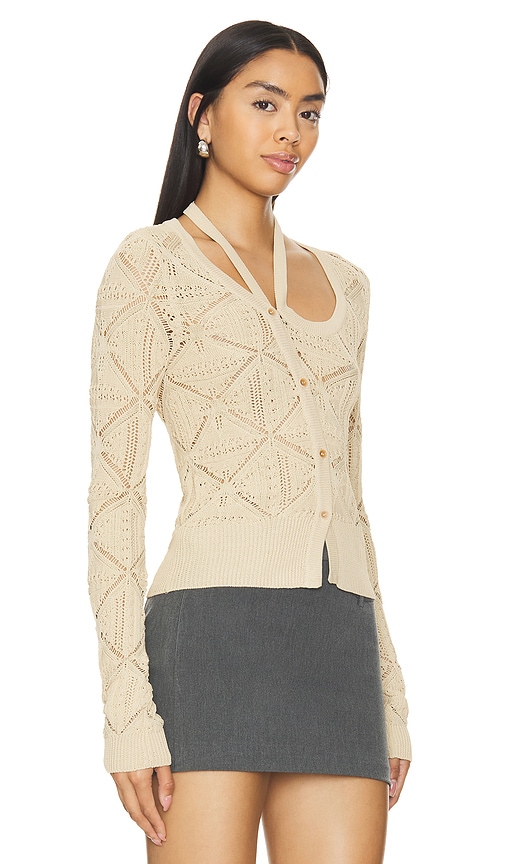 Shop Marrknull Cardigan In Brown