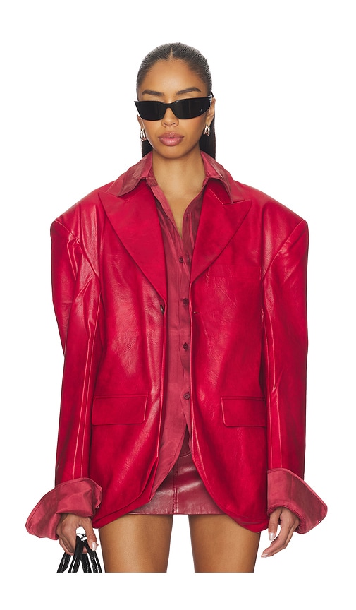 MARRKNULL Faux Two-piece Blazer