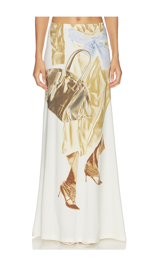 MARRKNULL Printed Skirt