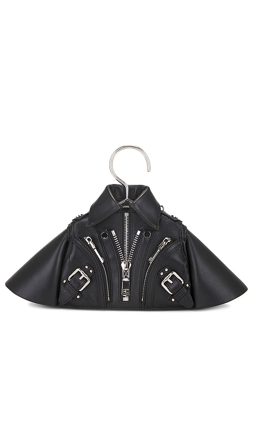 Shop Marrknull Motorcycle Jacket Bag In 黑色