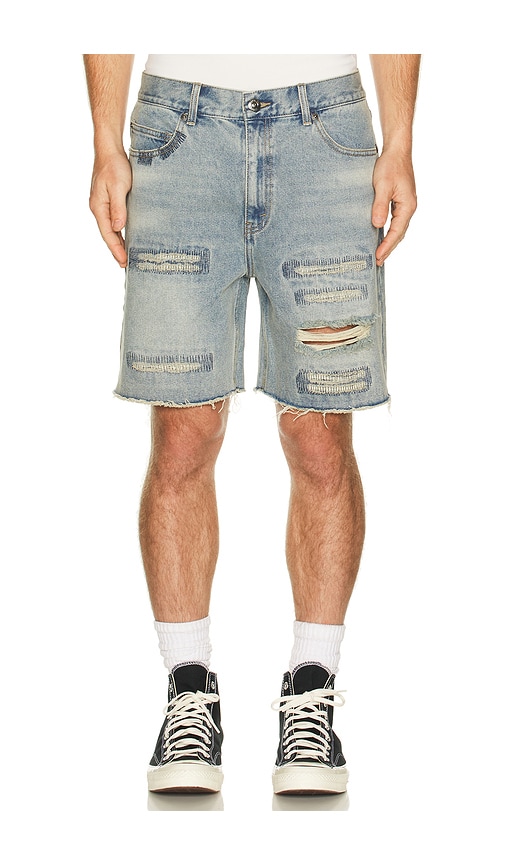 Midnight Rodeo Distressed Denim Shorts