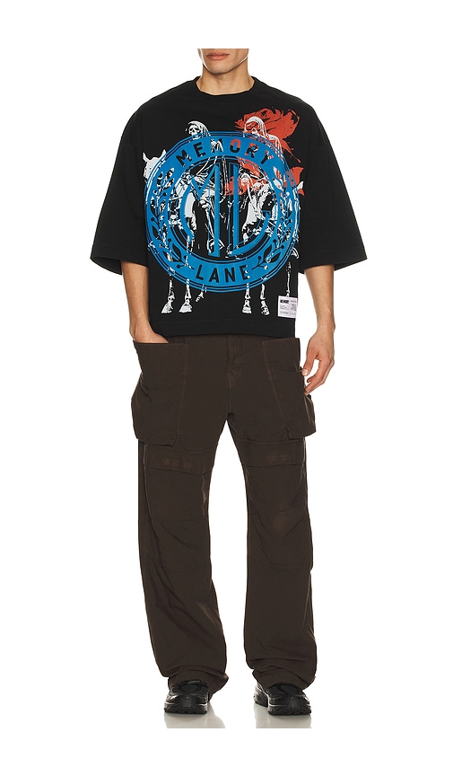  Memory Lane Verkürztes T-shirt Layered In Black. Größe S. Also In M, L, Xl/1x. 