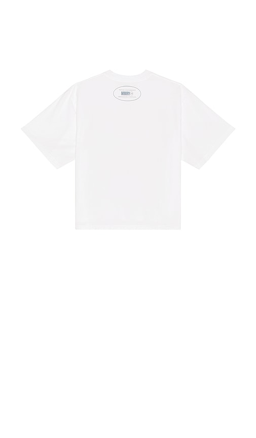 Memory Lane Wild Horses Crop Tee In White